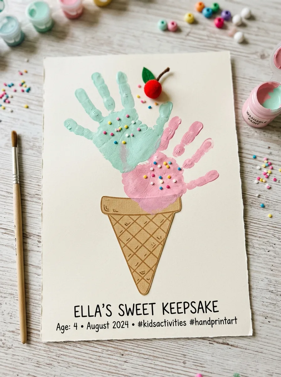 Handprint Ice cream