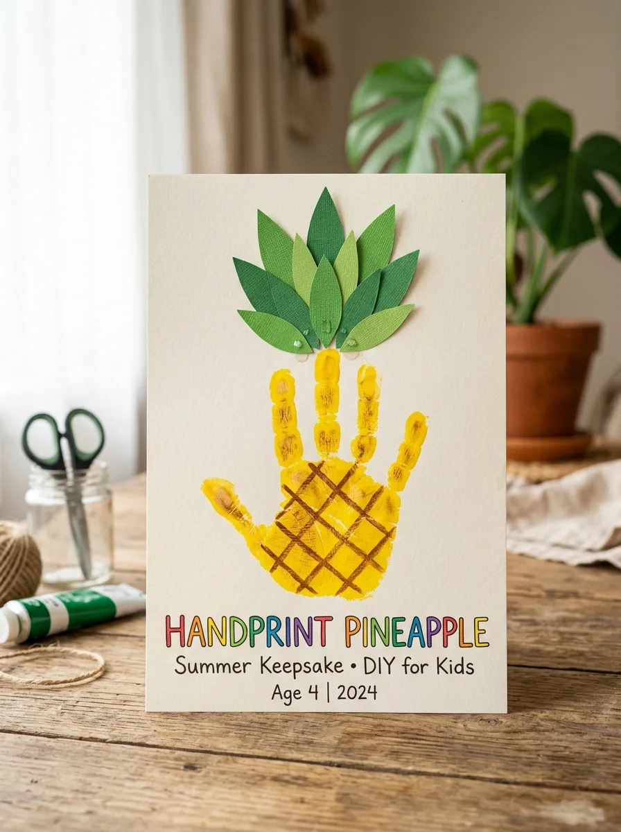 Handprint Pineapple