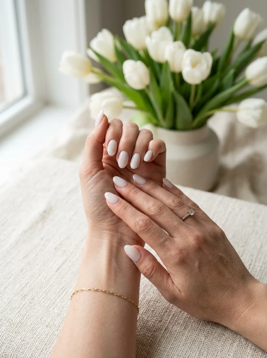 Nails tulips
