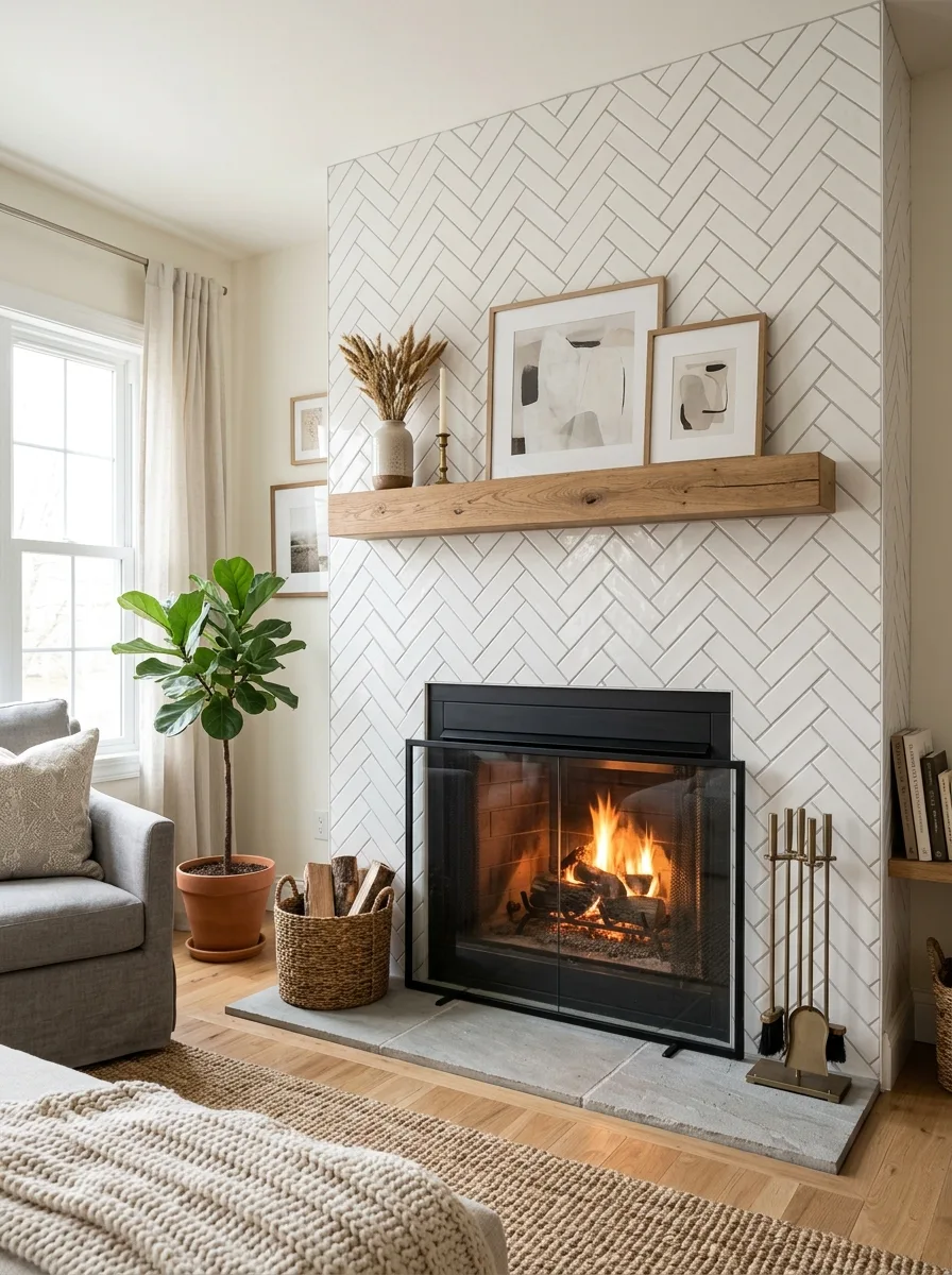 Herringbone tiles