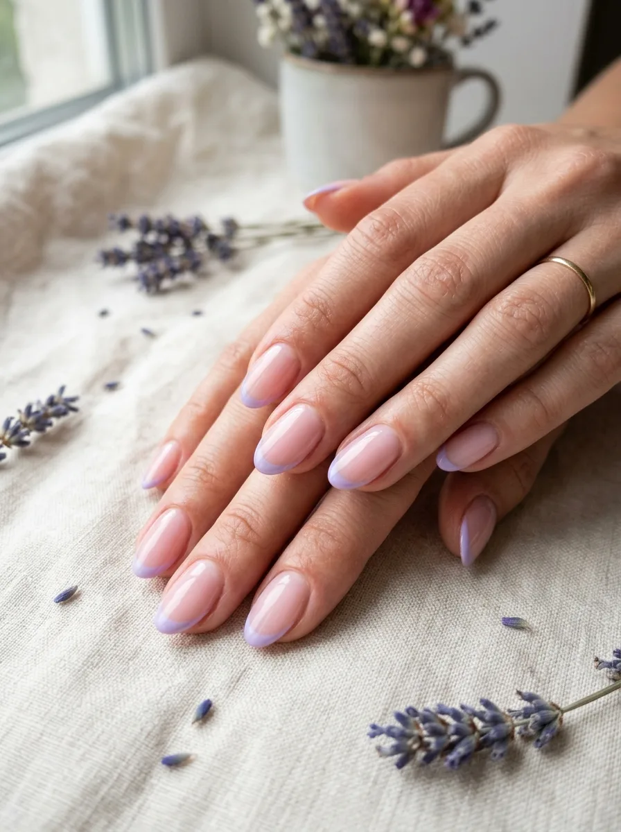 Lavender nails