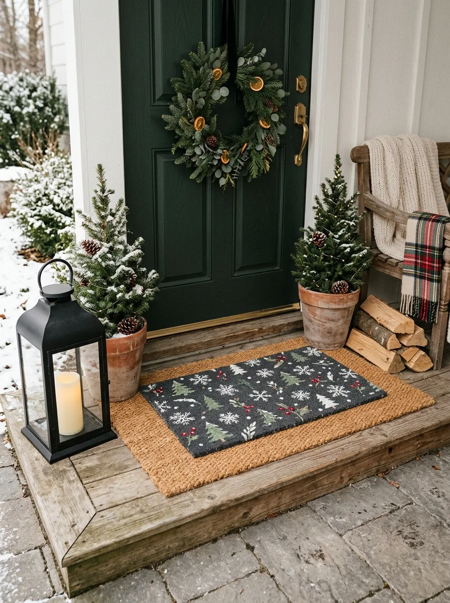 layered doormats