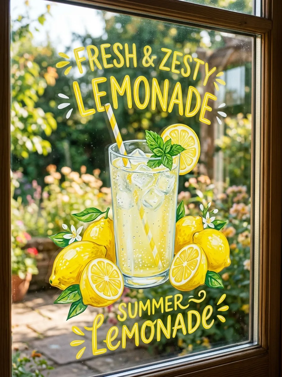 Refreshing lemonade