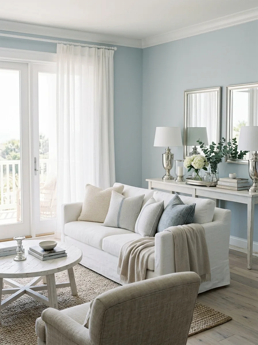soft blue
