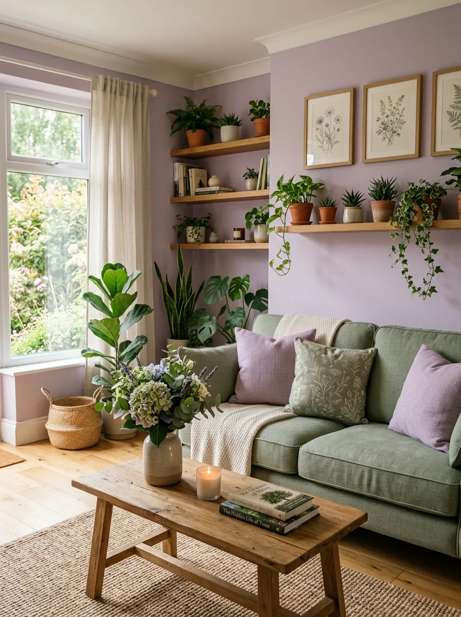 lilac walls