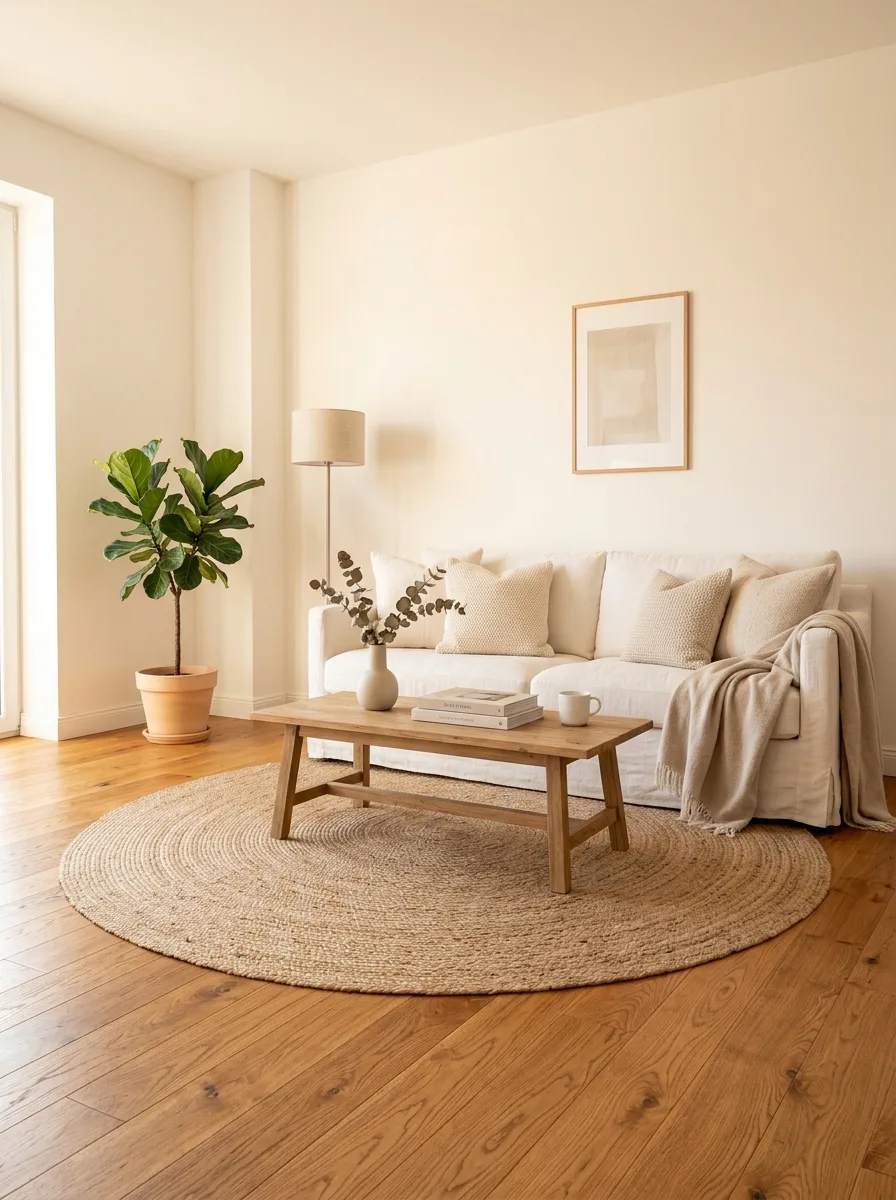 Warm white walls
