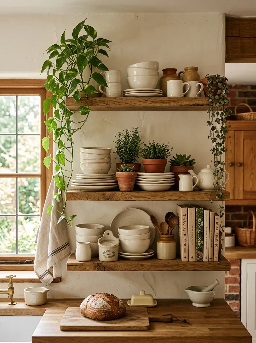 open shelving