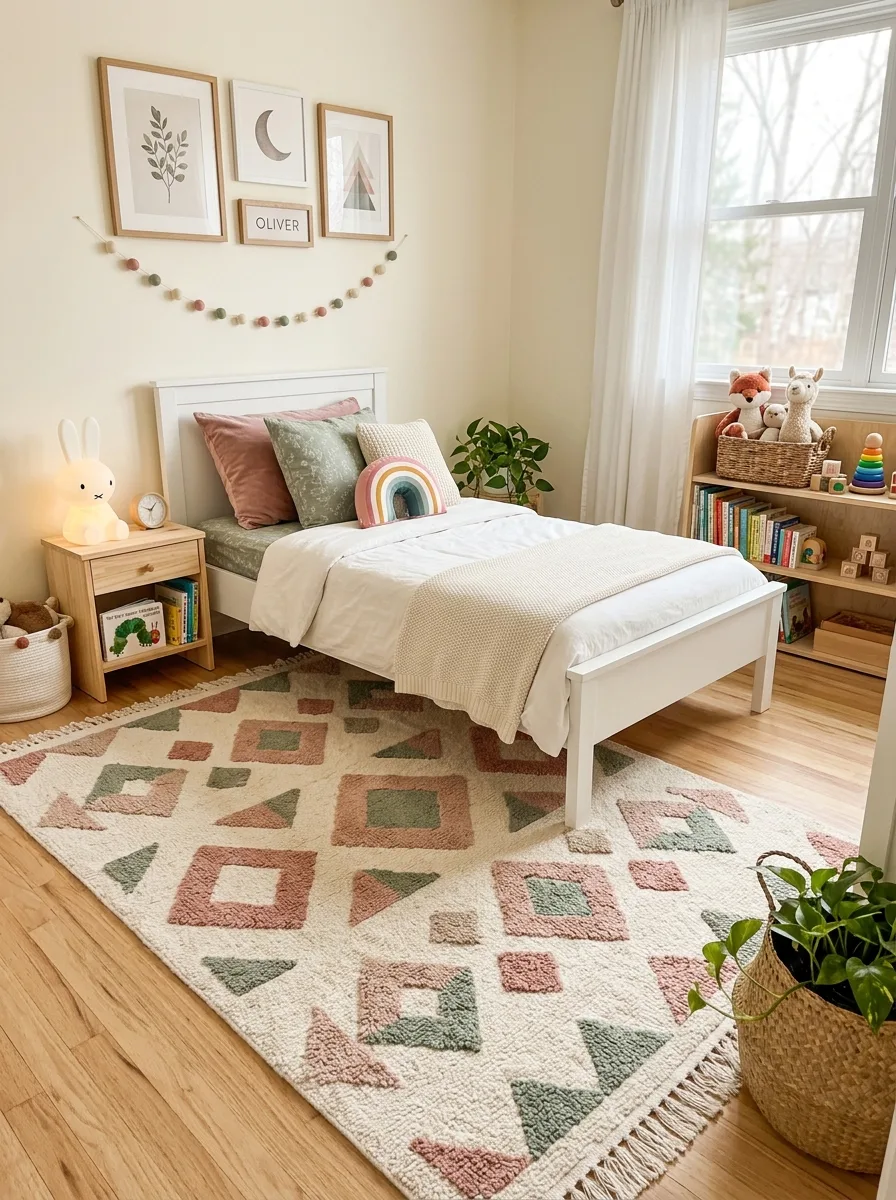 patterned rug