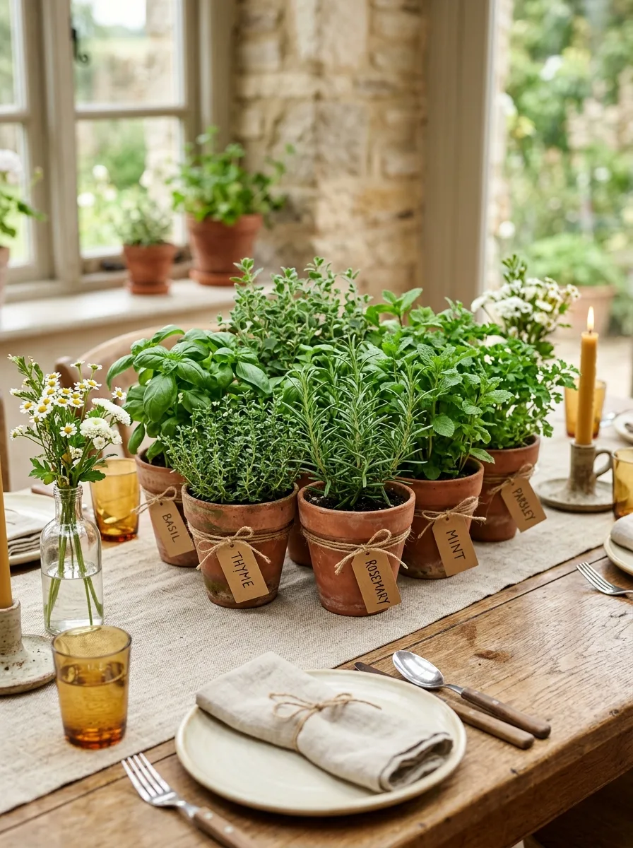 Potted herb