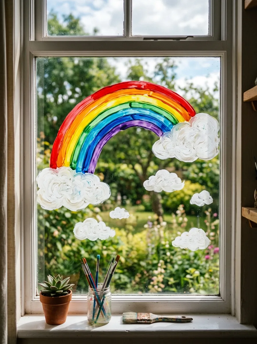 Rainbow paint