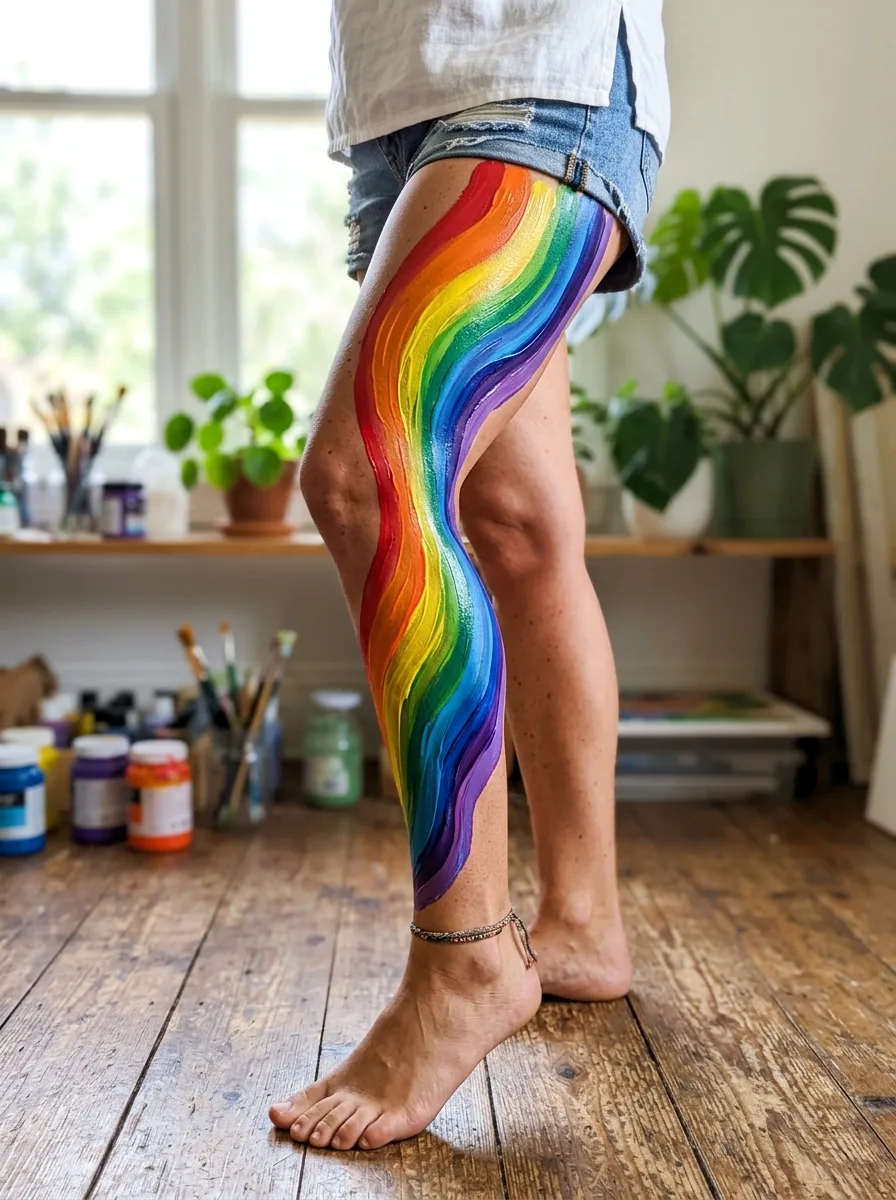 Rainbow stripes