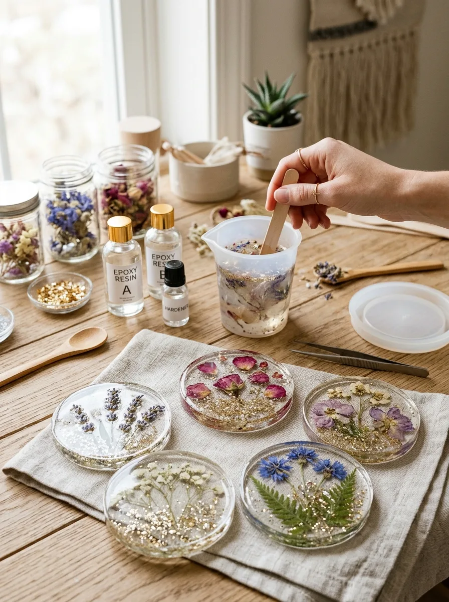 Resin coaster