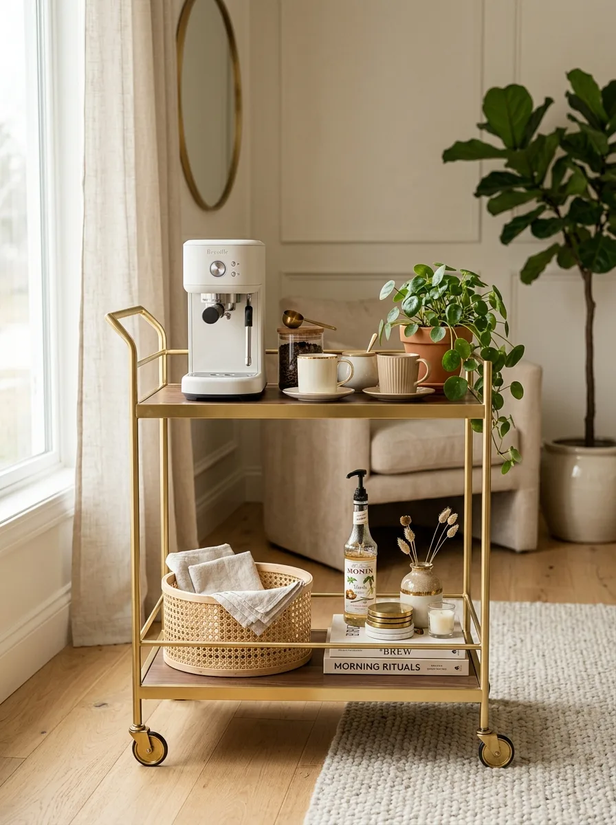 rolling coffee bar