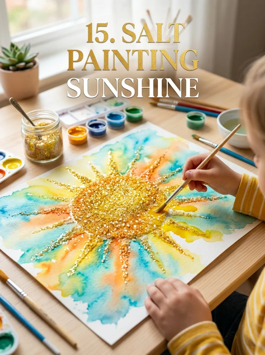 Salt painting
