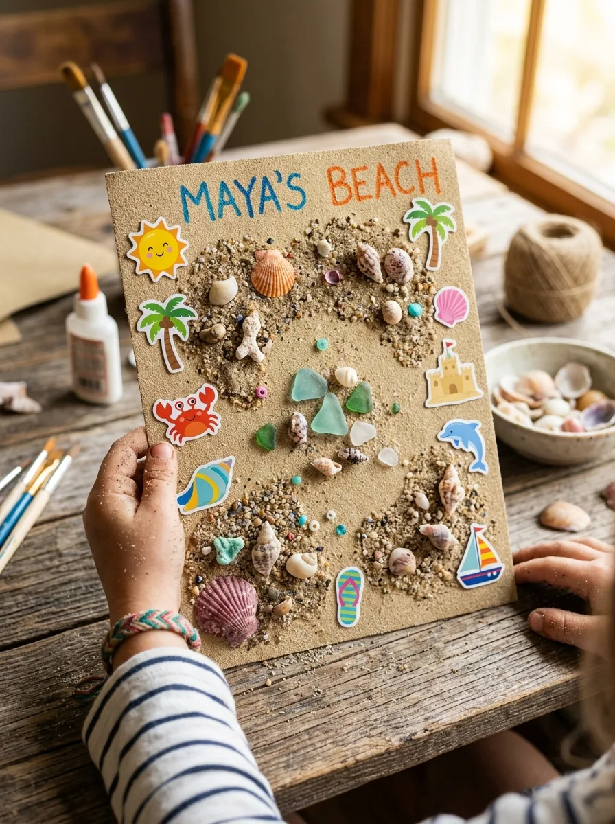 Sand paper art board