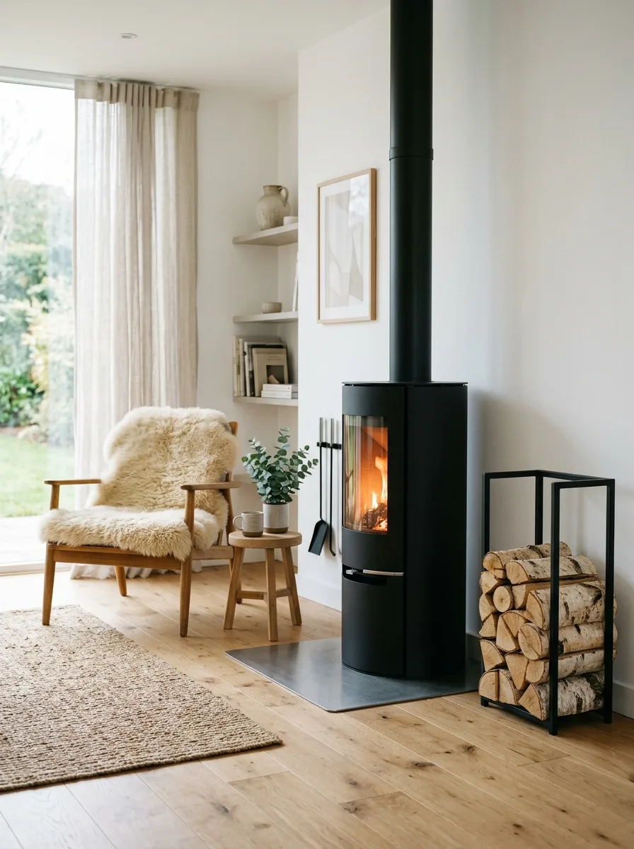 Scandinavian Fireplace