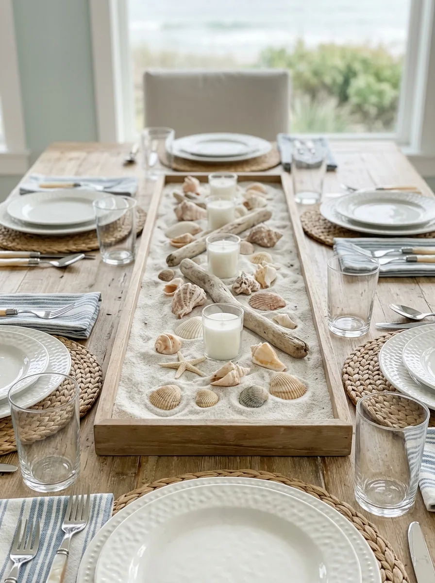 Seashell and sand