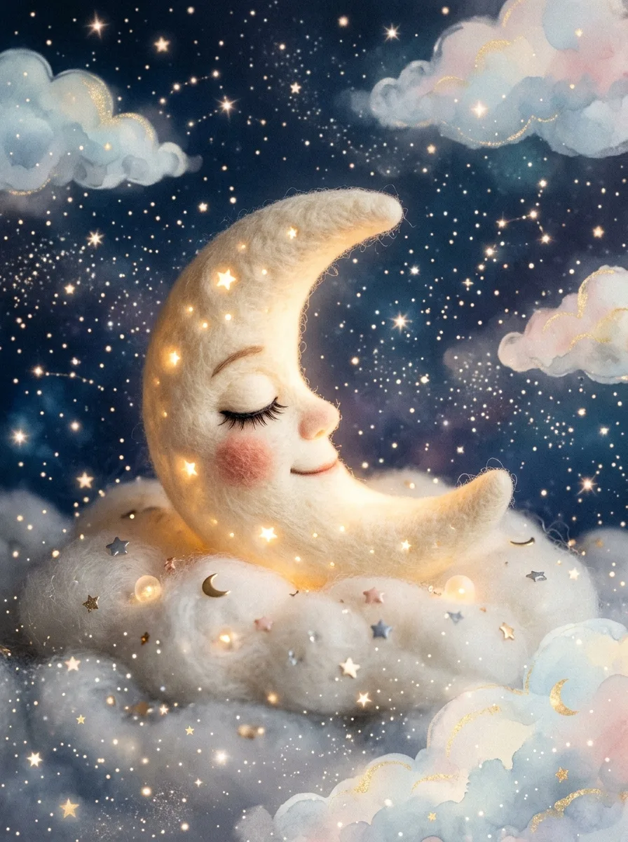 Sleeping moon