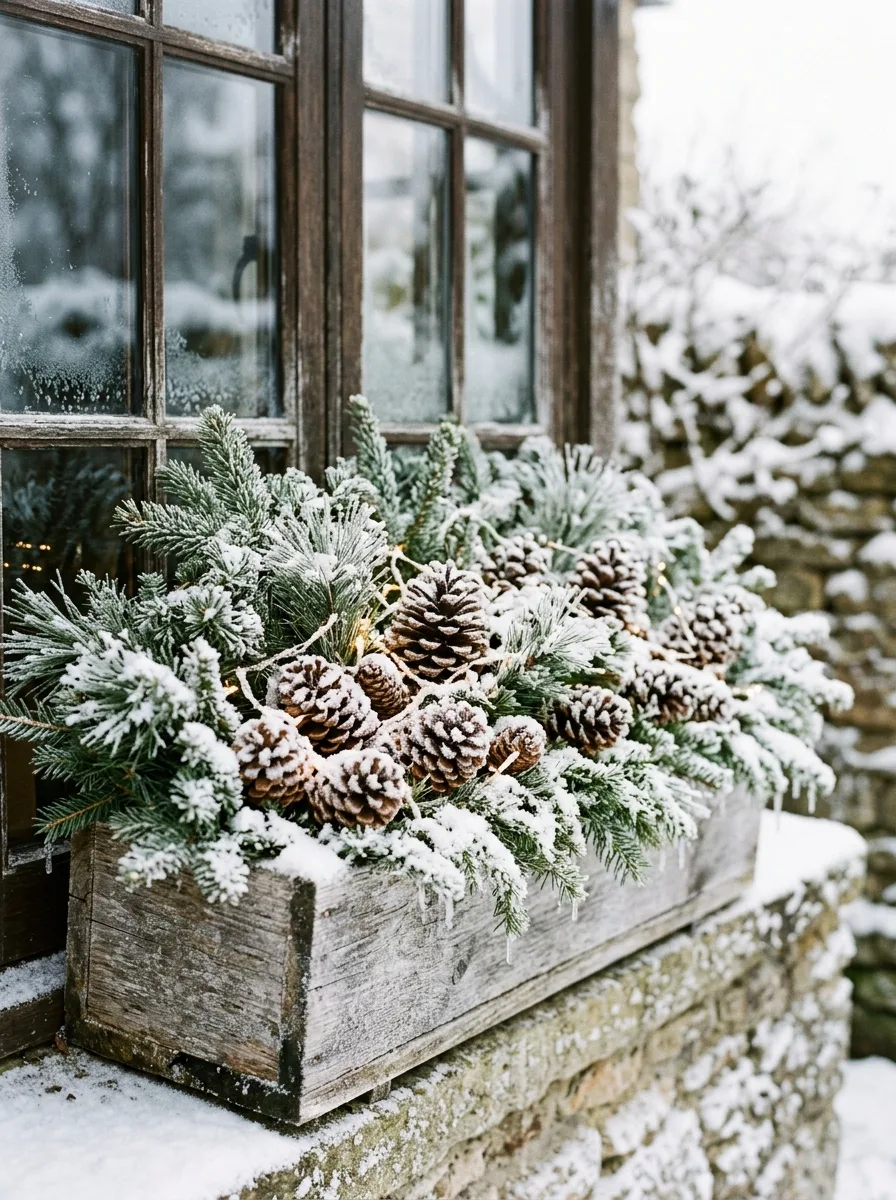 snow dusted