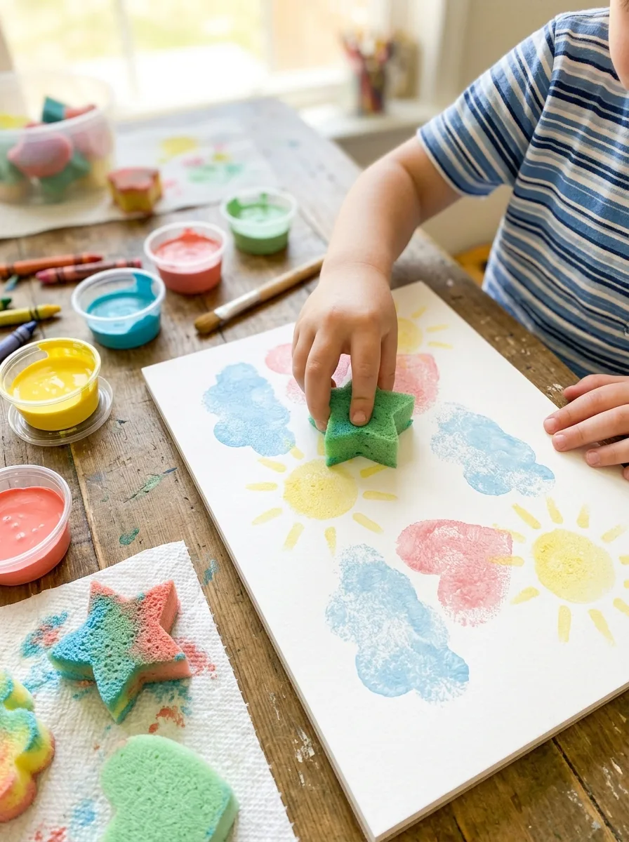 sponge Painting