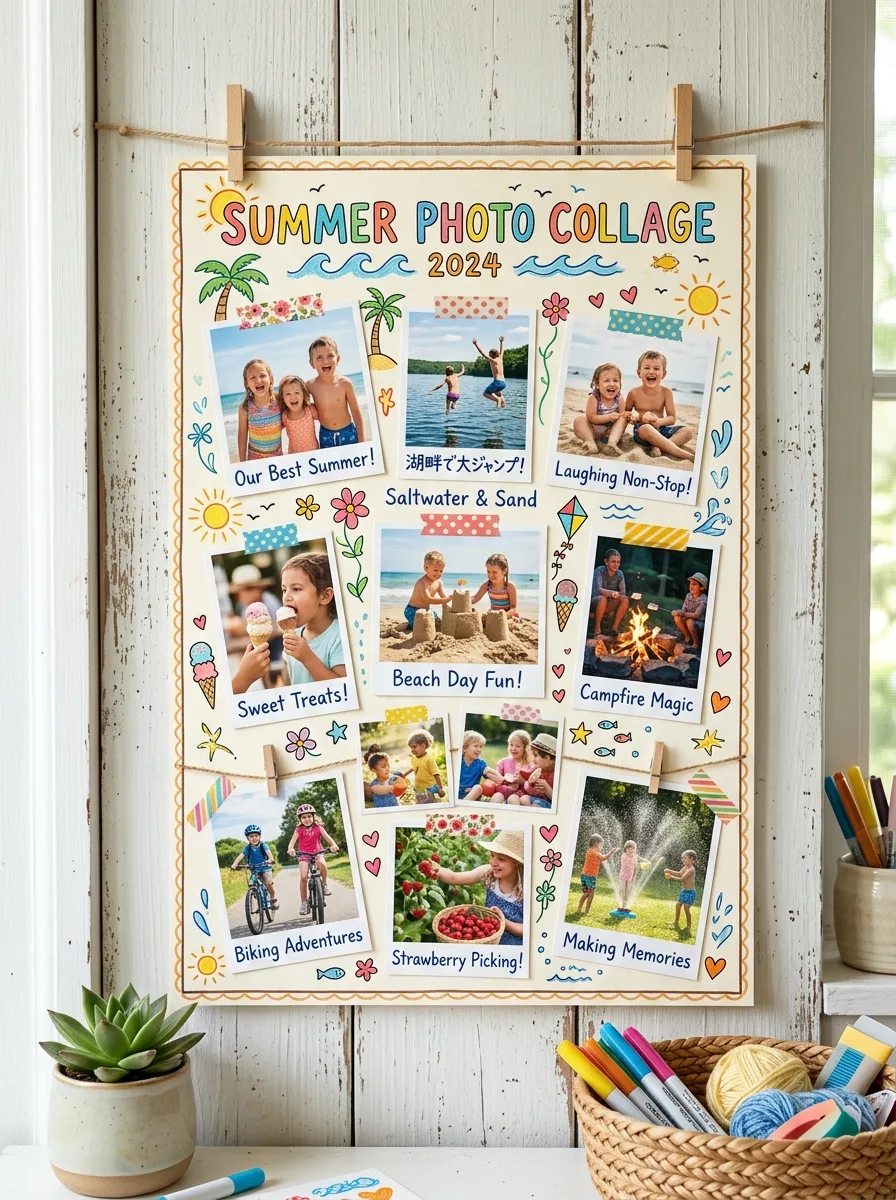 Summer Photo collage