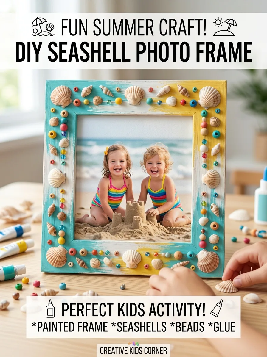Summer photo frame
