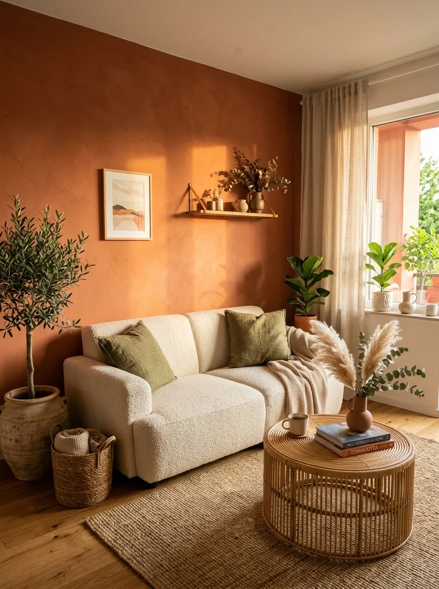 Terracotta accent