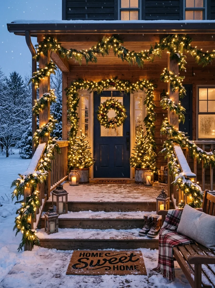 warm string lights