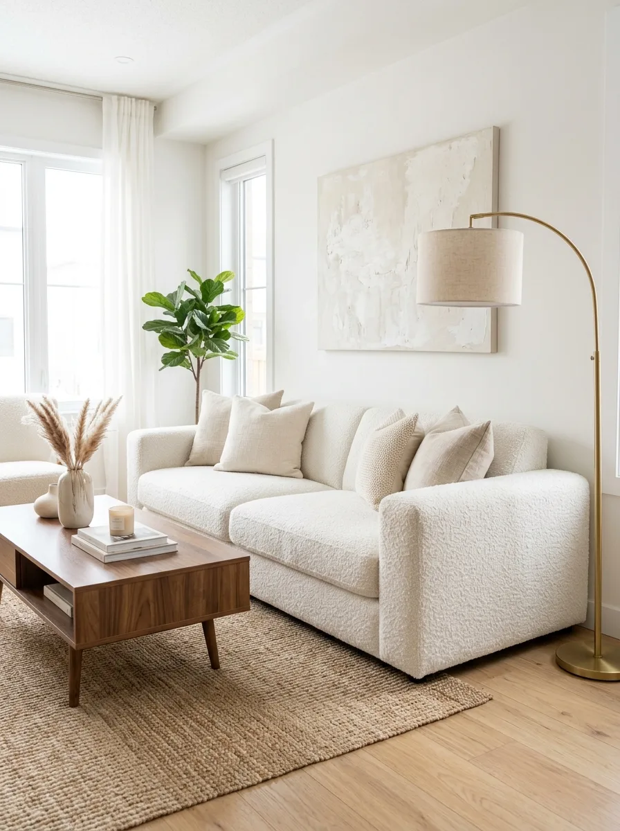 White sofa