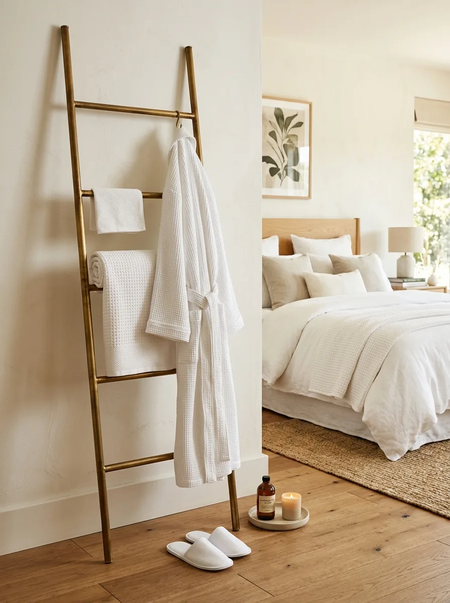 white towels
