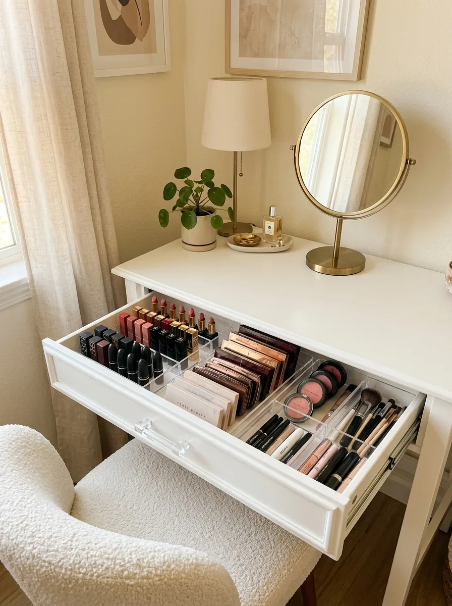 Vanity with drawers