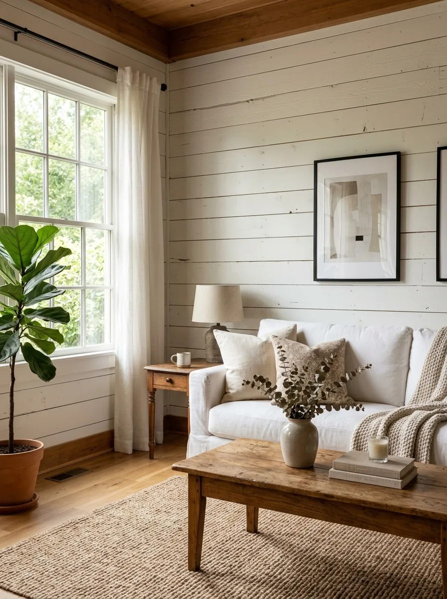 white walls