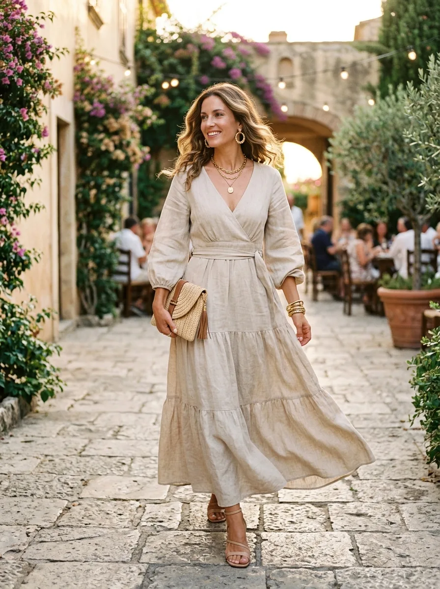 maxi with heels