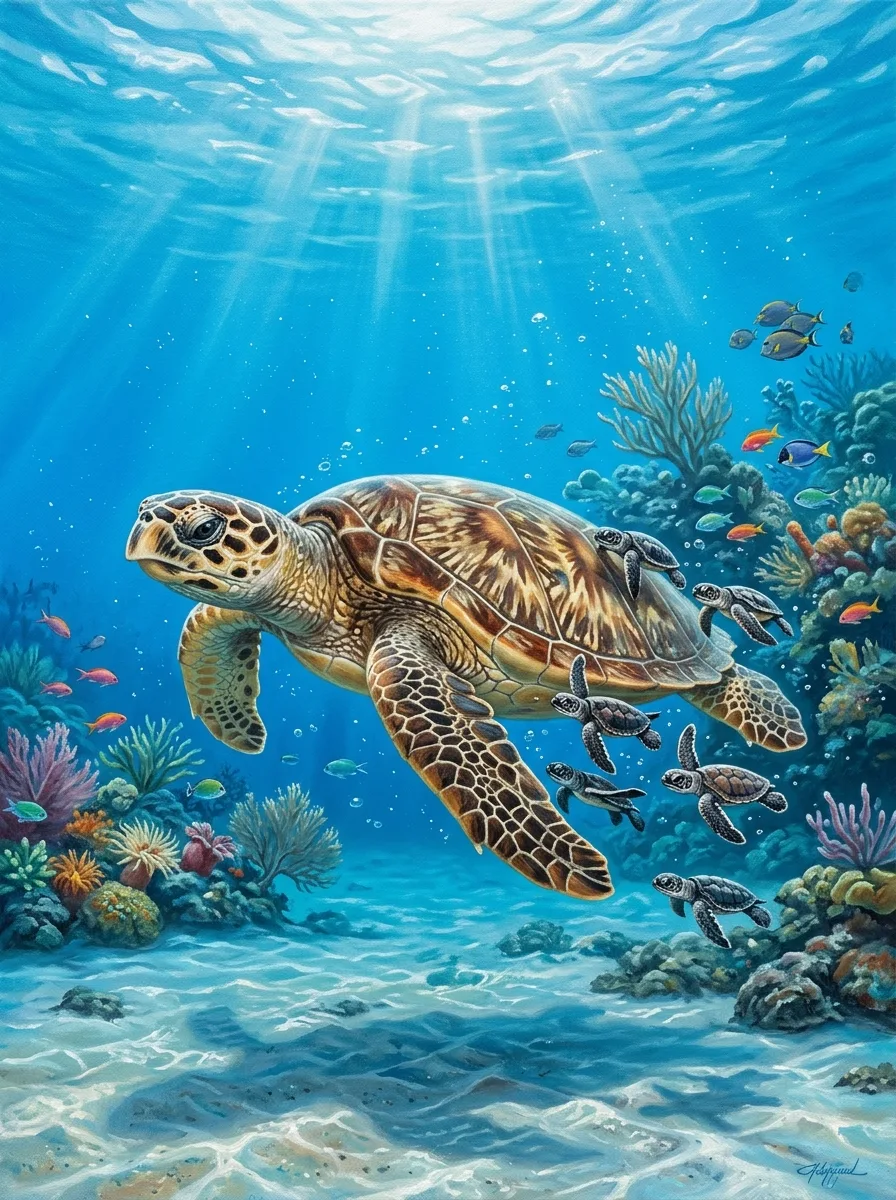 Family turtles