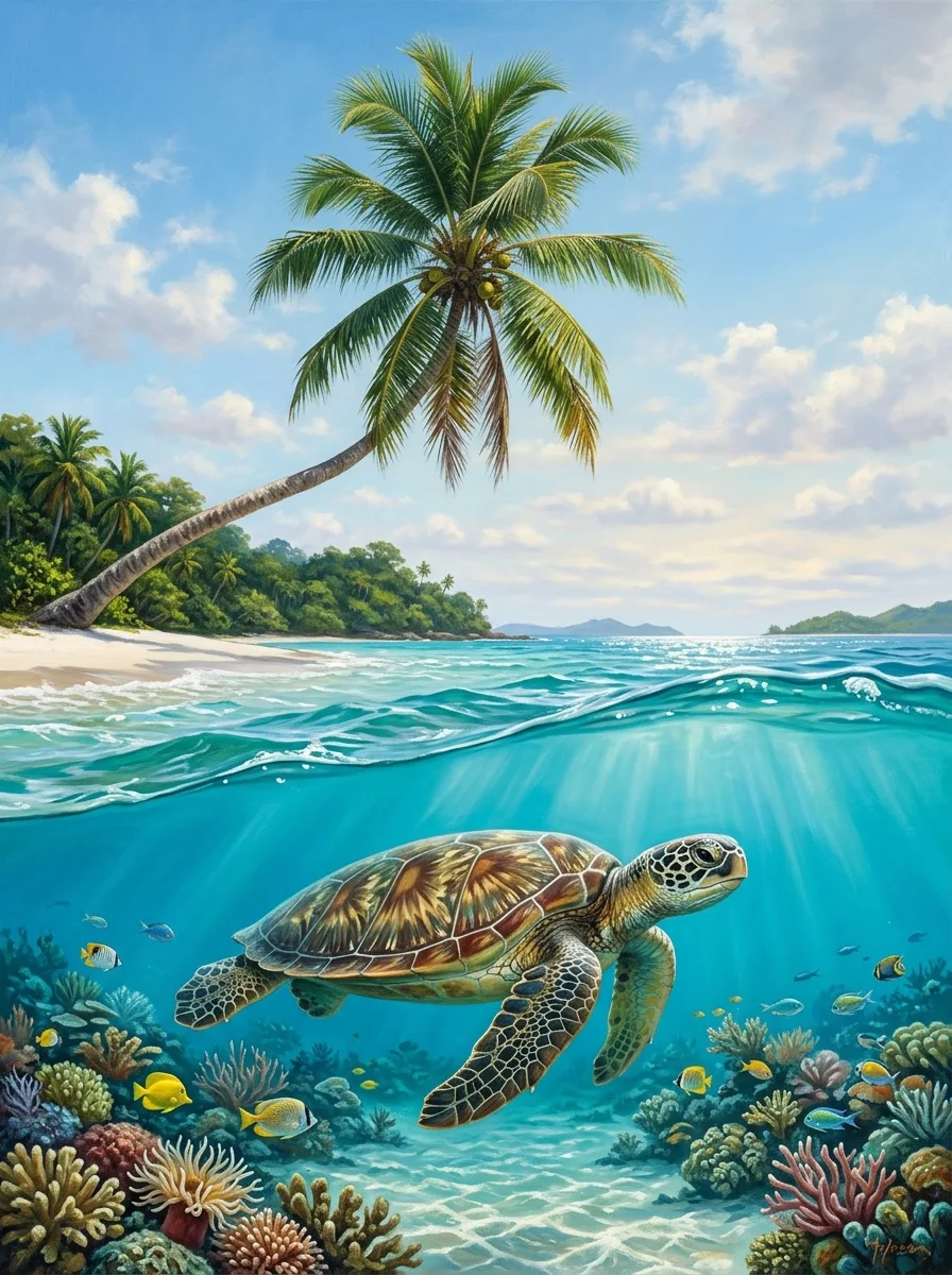 Tropical turtle